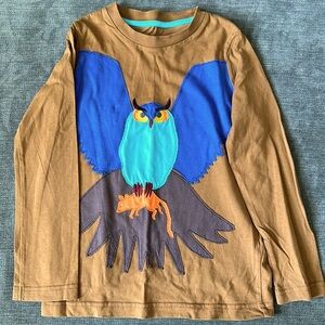 Mini Boden Owl Shirt